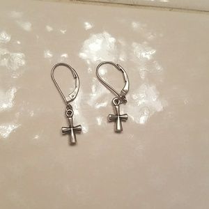 St Teresa leverback earrings